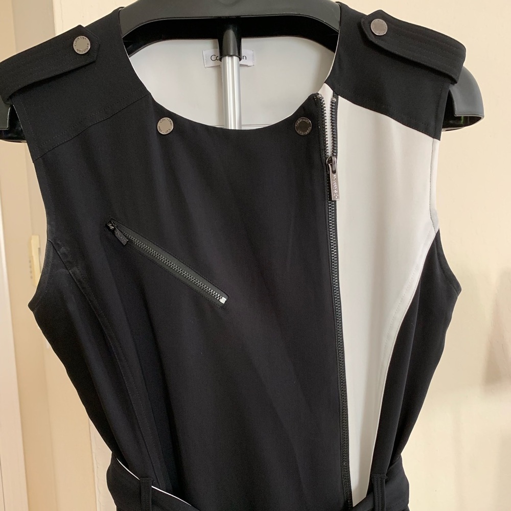 Calvin Klein blk/wht dress